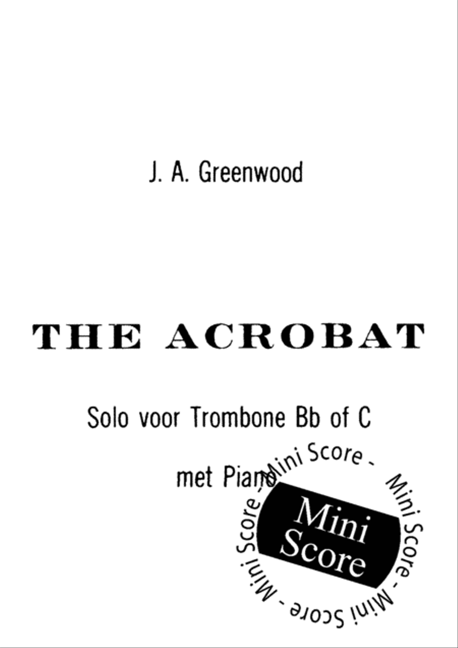 The Acrobat Piano Accompaniment scores gallery preview page 3