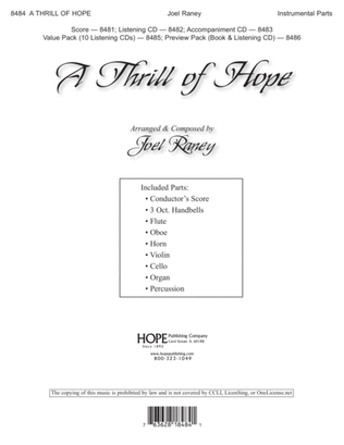 Book cover for A Thrill of Hope