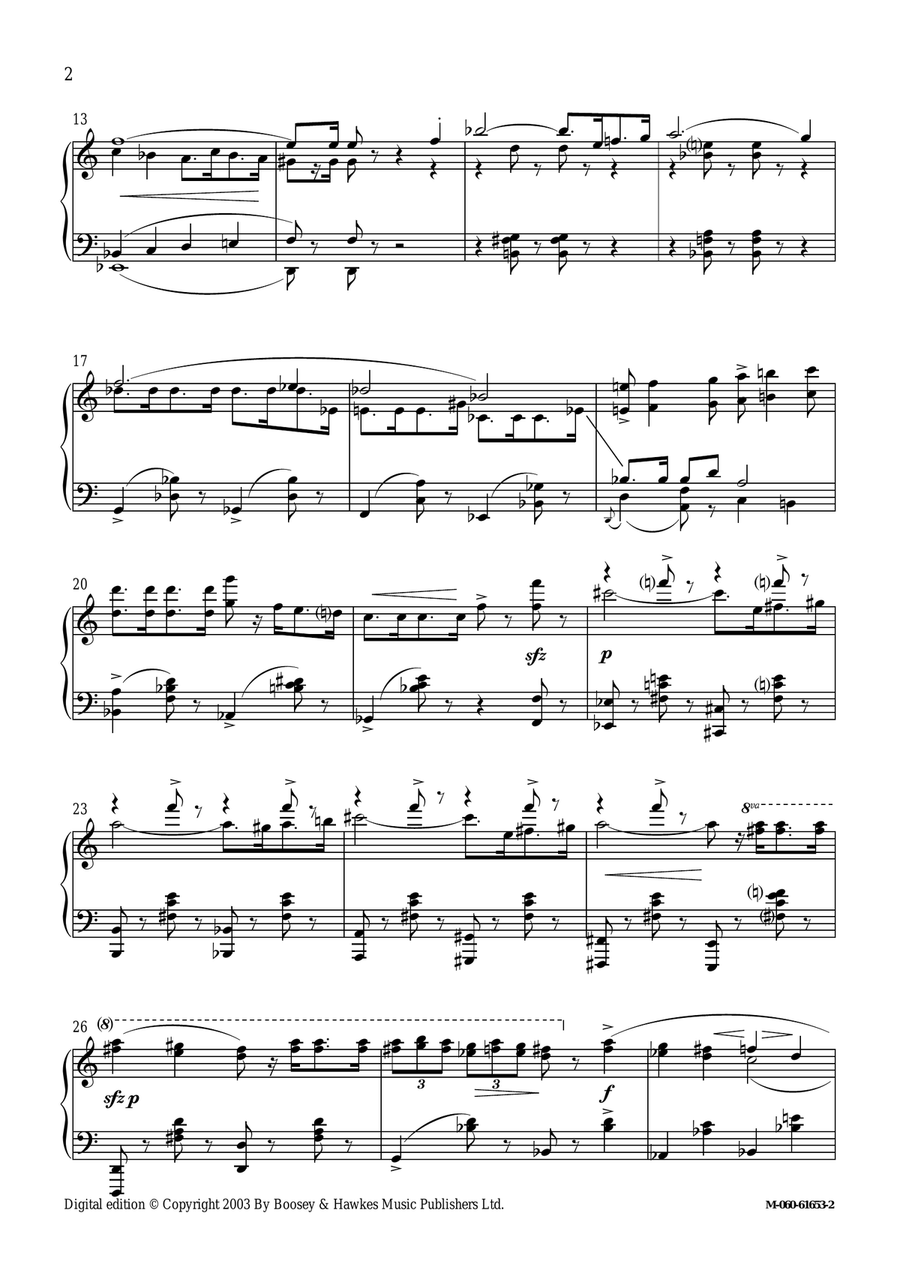 Marche Militaire, Op. 20 Piano Solo scores gallery preview page 2