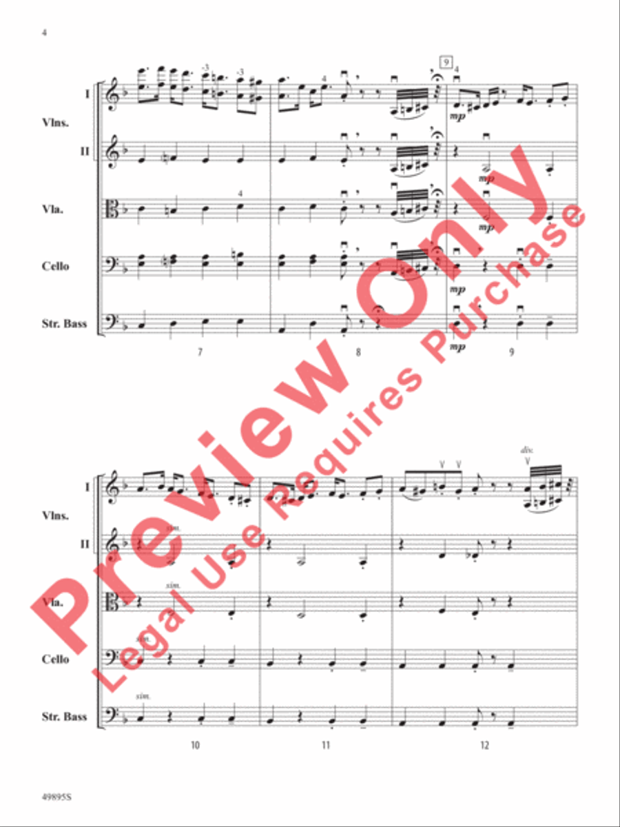 Intermezzo String Orchestra scores gallery preview page 5