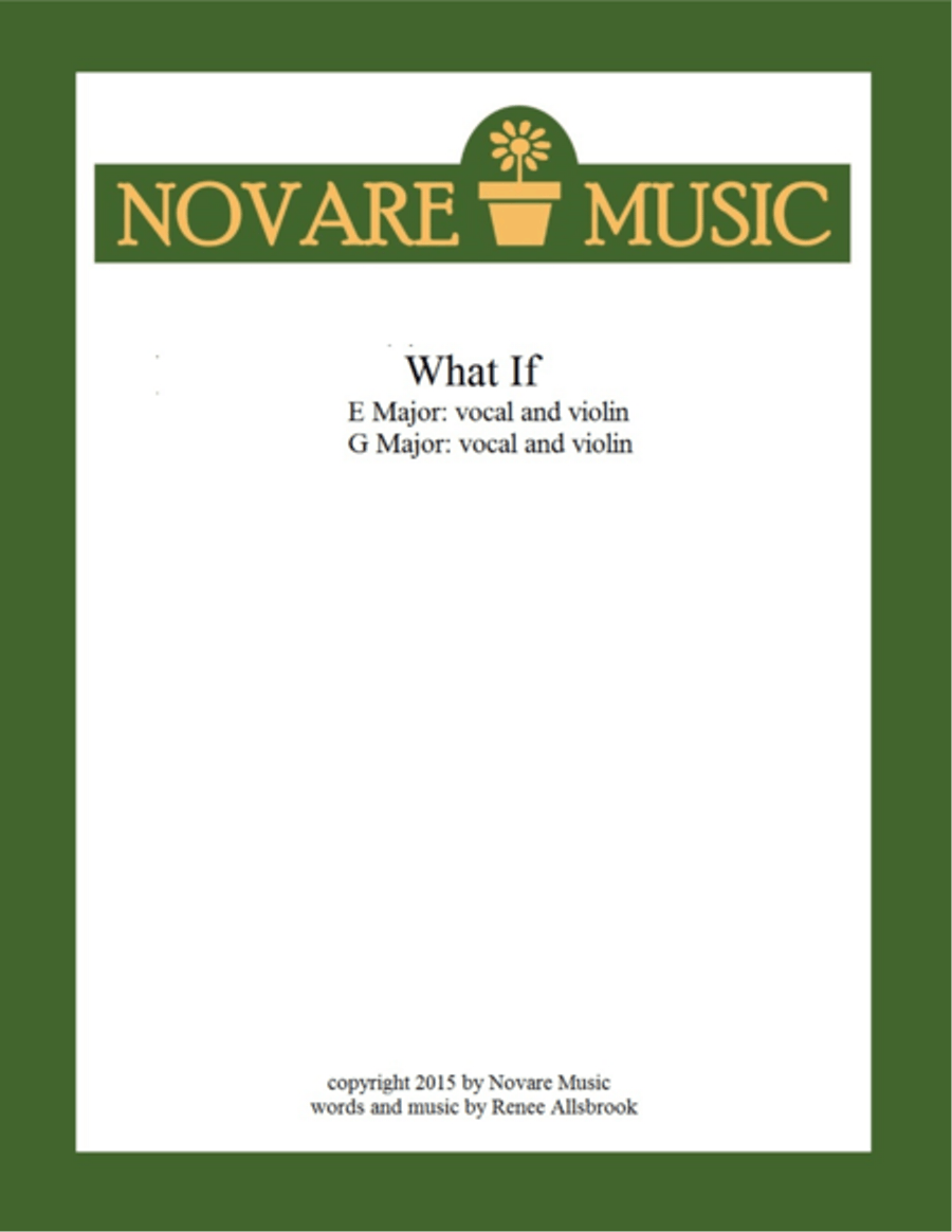 What If Small Ensemble scores gallery preview page 1
