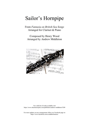 Book cover for Sailor's Hornpipe arranged for Clarinet & Piano
