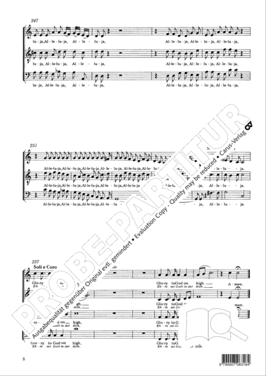 Behold, I bring you glad tidings ATB scores gallery preview page 9