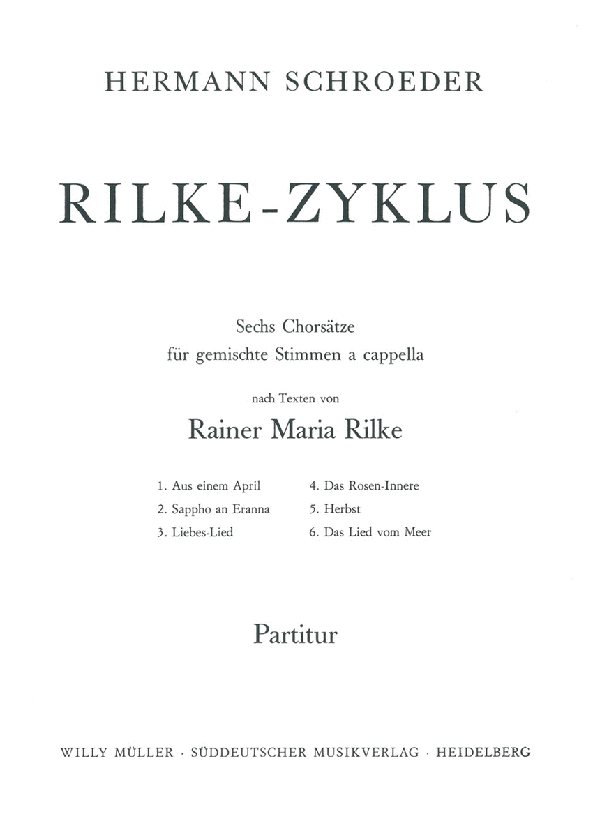 Rilke-Zyklus