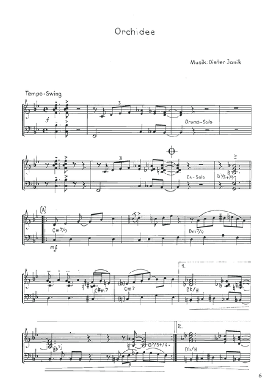 Jazz auf dem Klavier Jazz auf dem Klavier Piano Solo scores gallery preview page 6