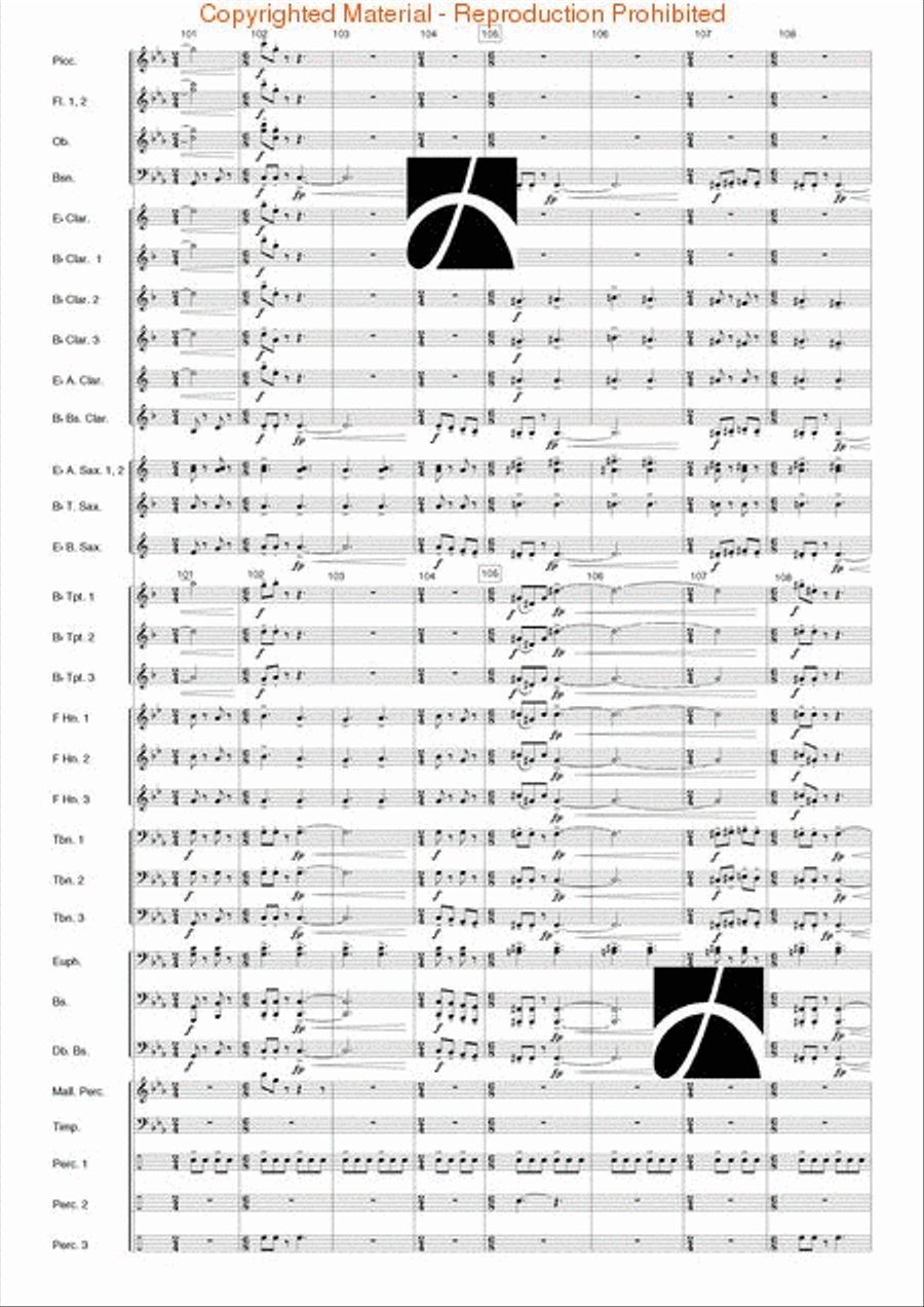 Virginia Concert Band scores gallery preview page 18