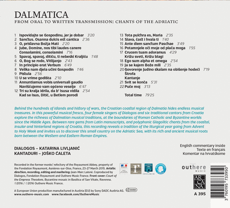 Dalmatica- Chants of the Adriatic