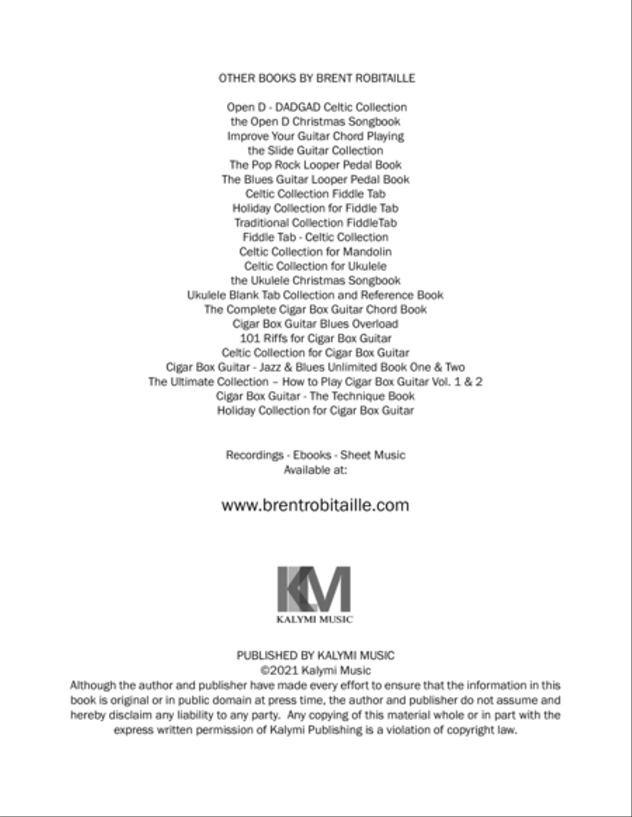 101 Blues Riffs and Solos in Open D Guitar Tuning (DADF#AD) Electric Guitar scores gallery preview page 3