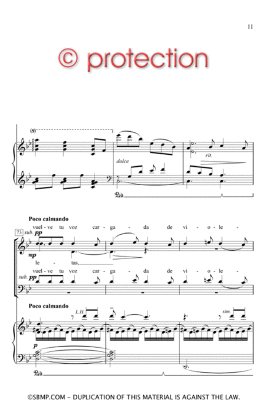 Tu Voz - SATB Octavo 4-Part scores gallery preview page 10