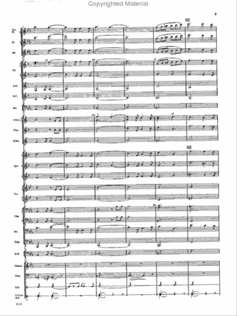 Fanfare and Ceremony Concert Band scores gallery preview page 8