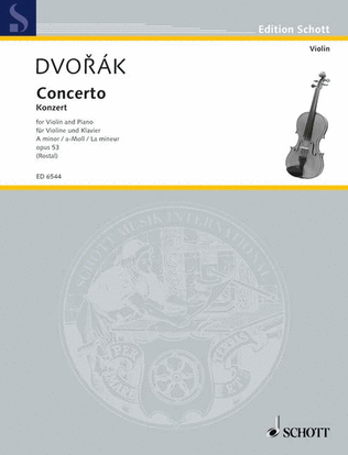 Book cover for Violin Concerto A Minor