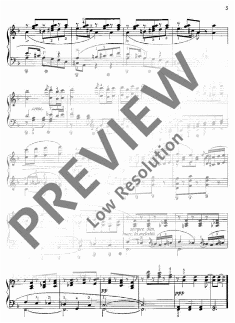 Selected Piano Works Piano Solo scores gallery preview page 6