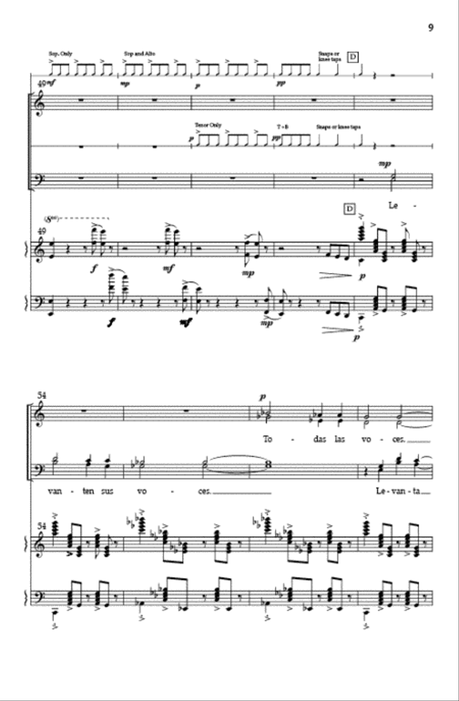 Ritmo (SATB) Ritmo (SATB) 4-Part scores gallery preview page 8