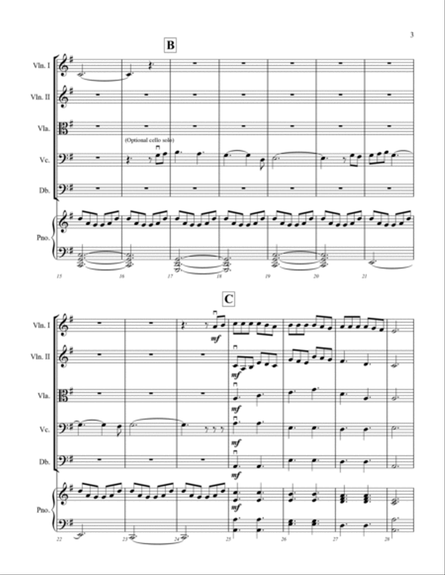 Guinevere's Dream String Orchestra scores gallery preview page 3