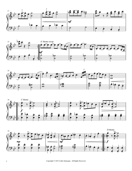 Harvest Hoedown Rag (Upper Intermediate/Advanced Piano Solo) image number null