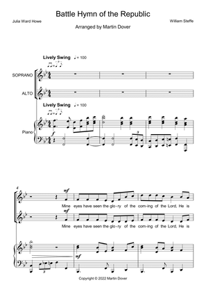 Battle Hymn of the Republic - 2 Part Choir - SA - Upper Voices