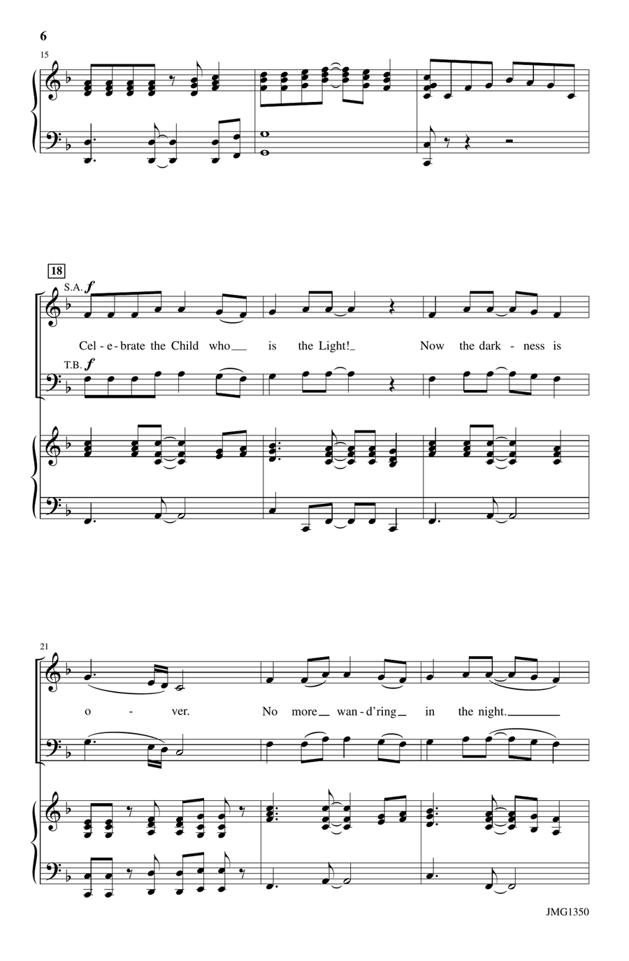 Celebrate the Child 4-Part scores gallery preview page 4