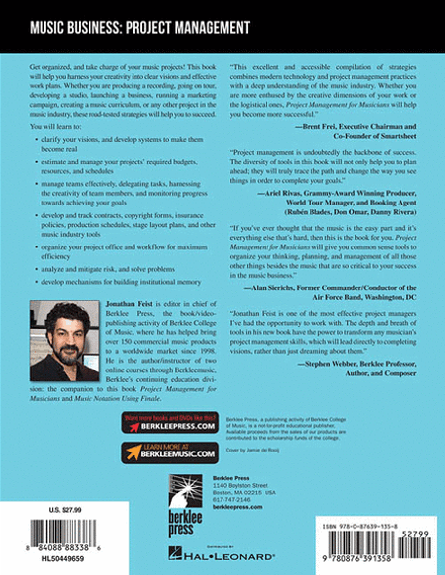 Project Management for Musicians Collection / Songbook scores gallery preview page 2