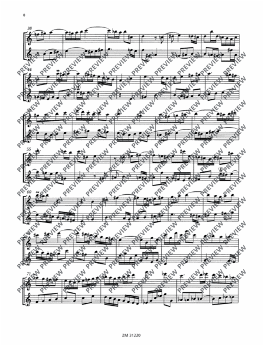 Duets Duets Flute Duet scores gallery preview page 9
