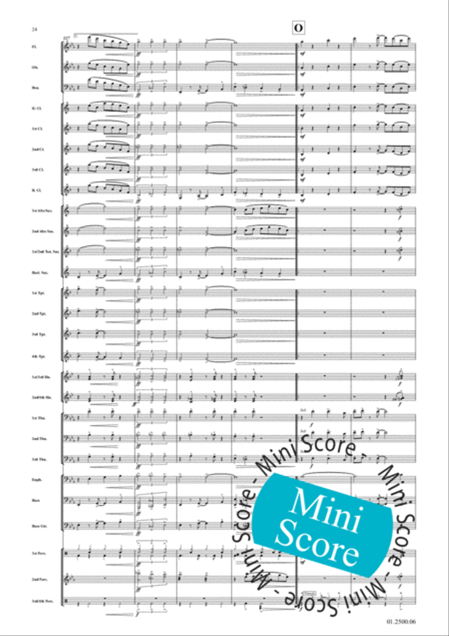 Greased Lightning Concert Band scores gallery preview page 28