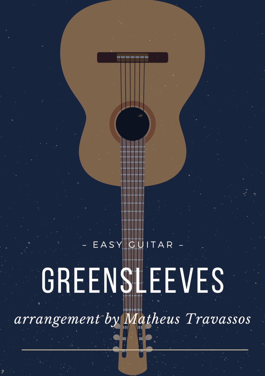 Greensleeves for easy guitar image number null
