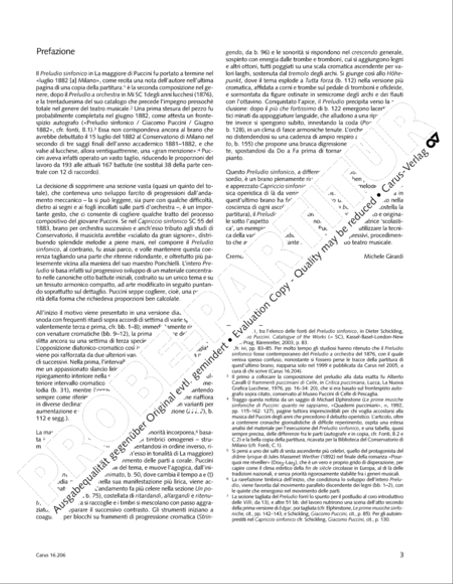 Preludio sinfonico Orchestra scores gallery preview page 4