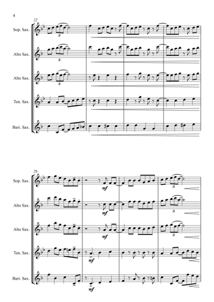Jazz Carols Collection for Saxophone Quartet - Set Nine image number null