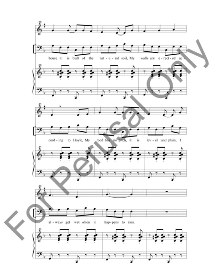 Deux Chansons Canadiennes 4-Part scores gallery preview page 5