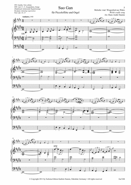 Organ Sound and Flute Magic for flute & organ