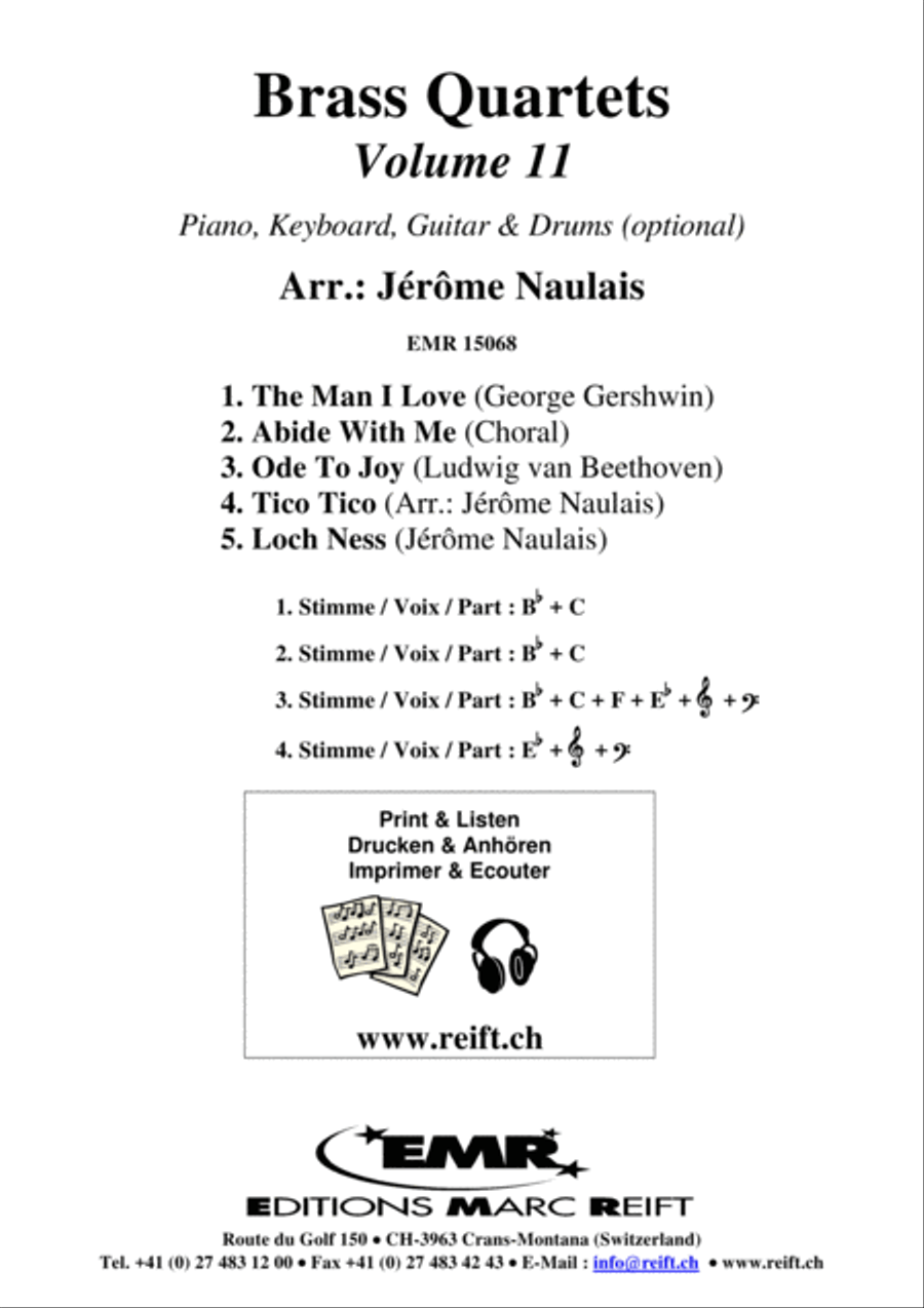 Brass Quartets Vol. 11 Brass Ensemble scores gallery preview page 2