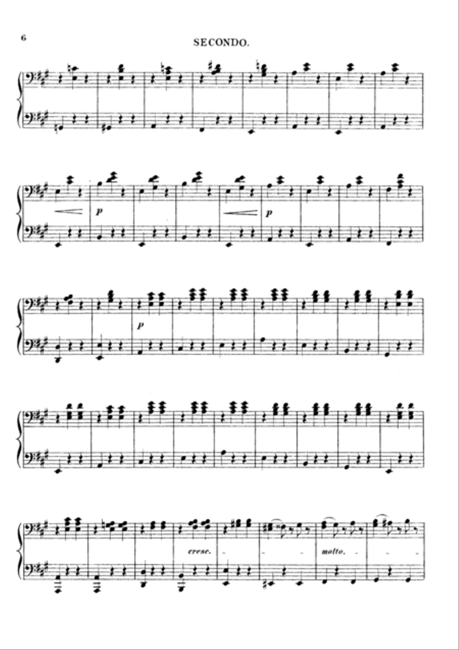 Gounod Ballet Music from Faust, for piano duet(1 piano, 4 hands), PG801