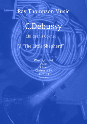 Book cover for Debussy: Children's Corner No.5 "The Little Shepherd" - wind quintet