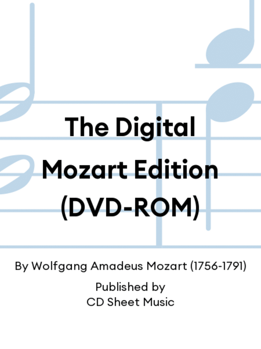 The Digital Mozart Edition (DVD-ROM) Harpsichord scores gallery preview page 1