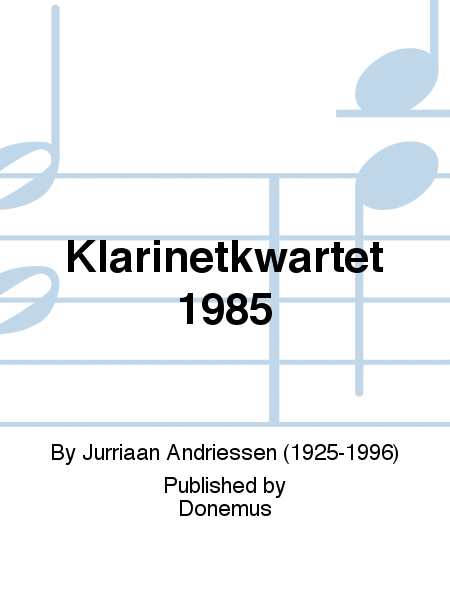 Klarinetkwartet 1985