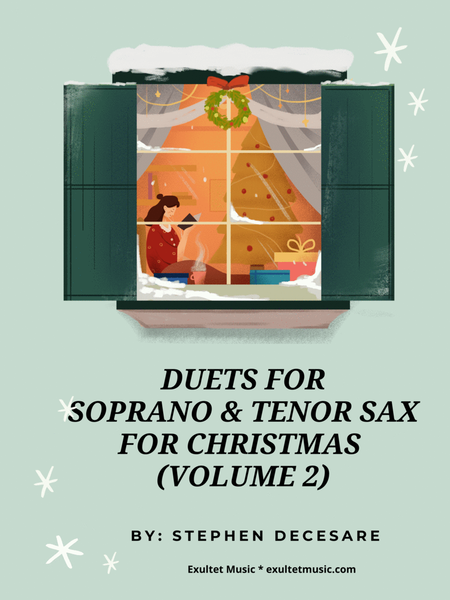 Duets for Soprano and Tenor Saxophone for Christmas (Volume 2) image number null