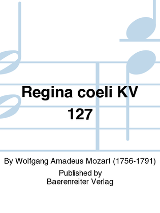 Book cover for Regina coeli KV 127
