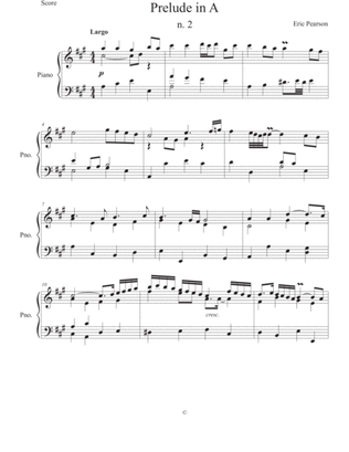 Prelude n.2 in A Major