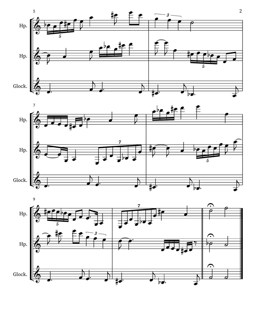 Children's Musing 21 Small Ensemble scores gallery preview page 2