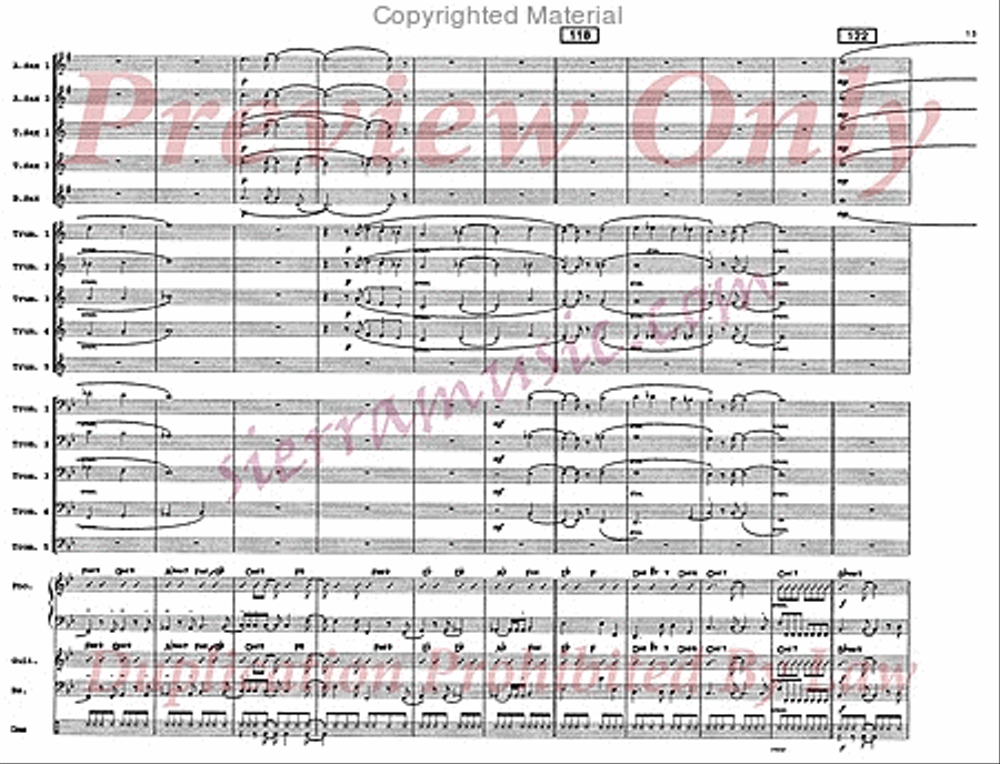 Every Summer Night Big Band scores gallery preview page 14
