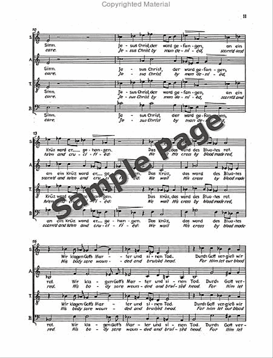 Der Tod Zu Basel Vocal Score 4-Part scores gallery preview page 14
