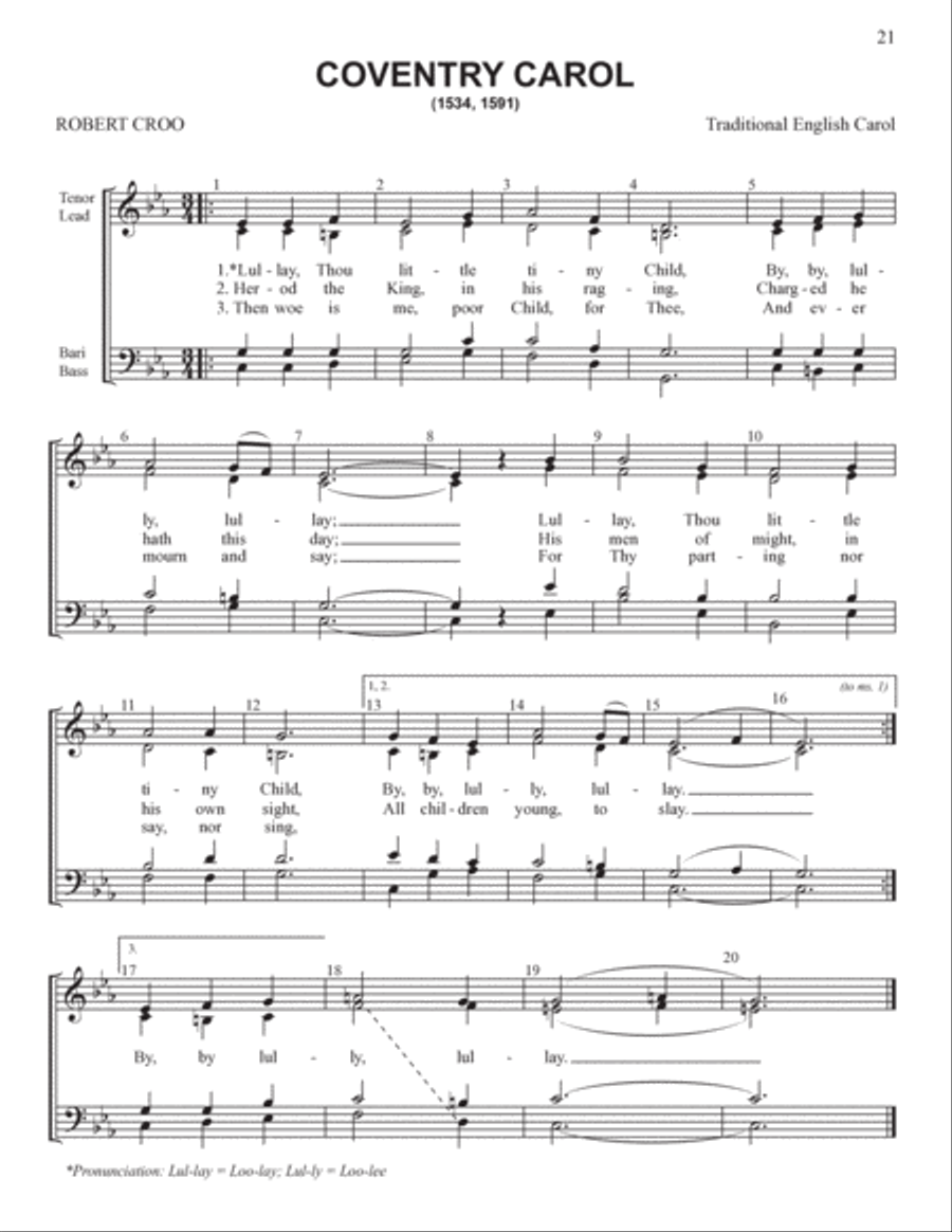 Yuletide Favorites (Volume I) 4-Part scores gallery preview page 21