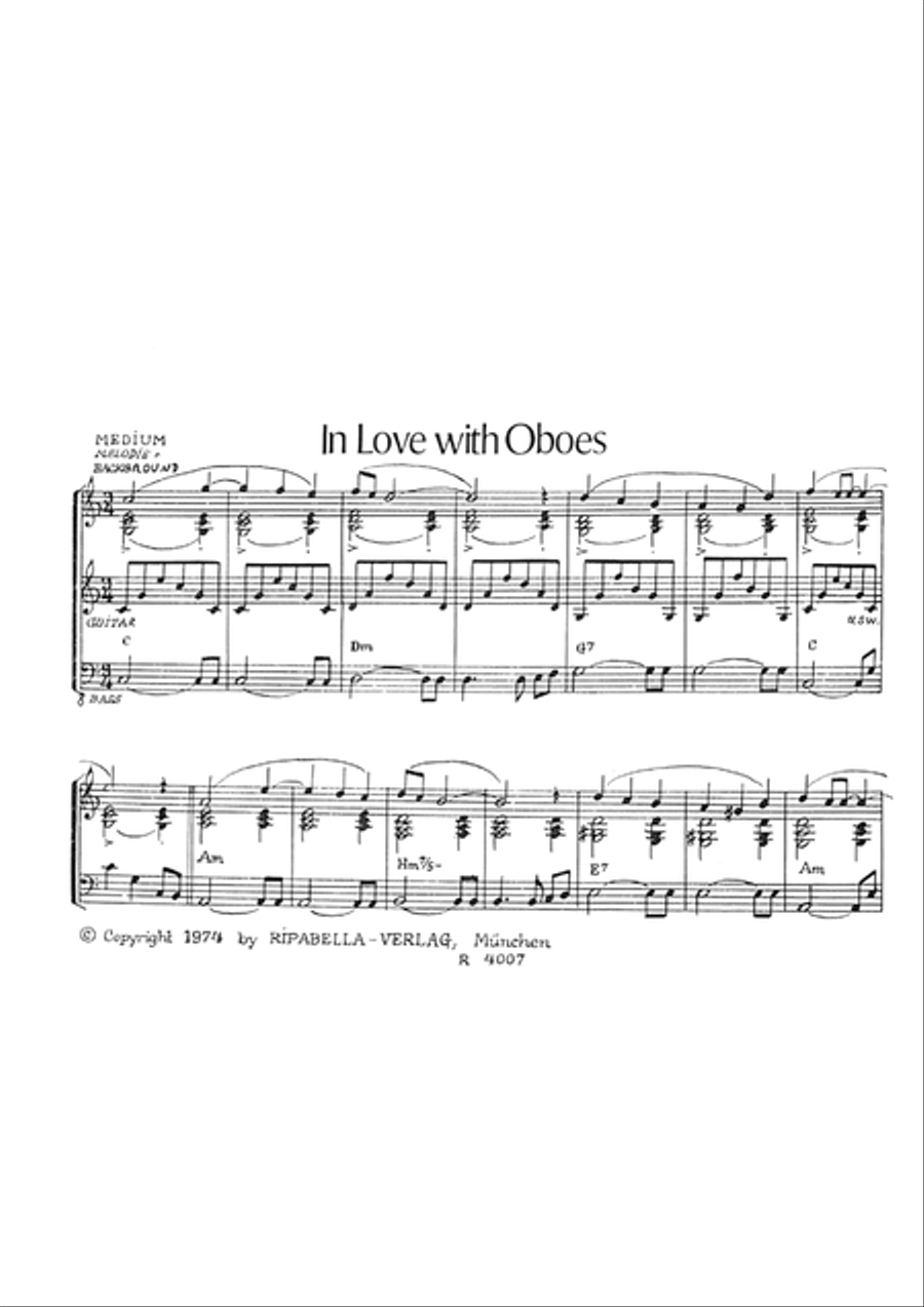 In Love with Oboes In Love with Oboes Oboe scores gallery preview page 3