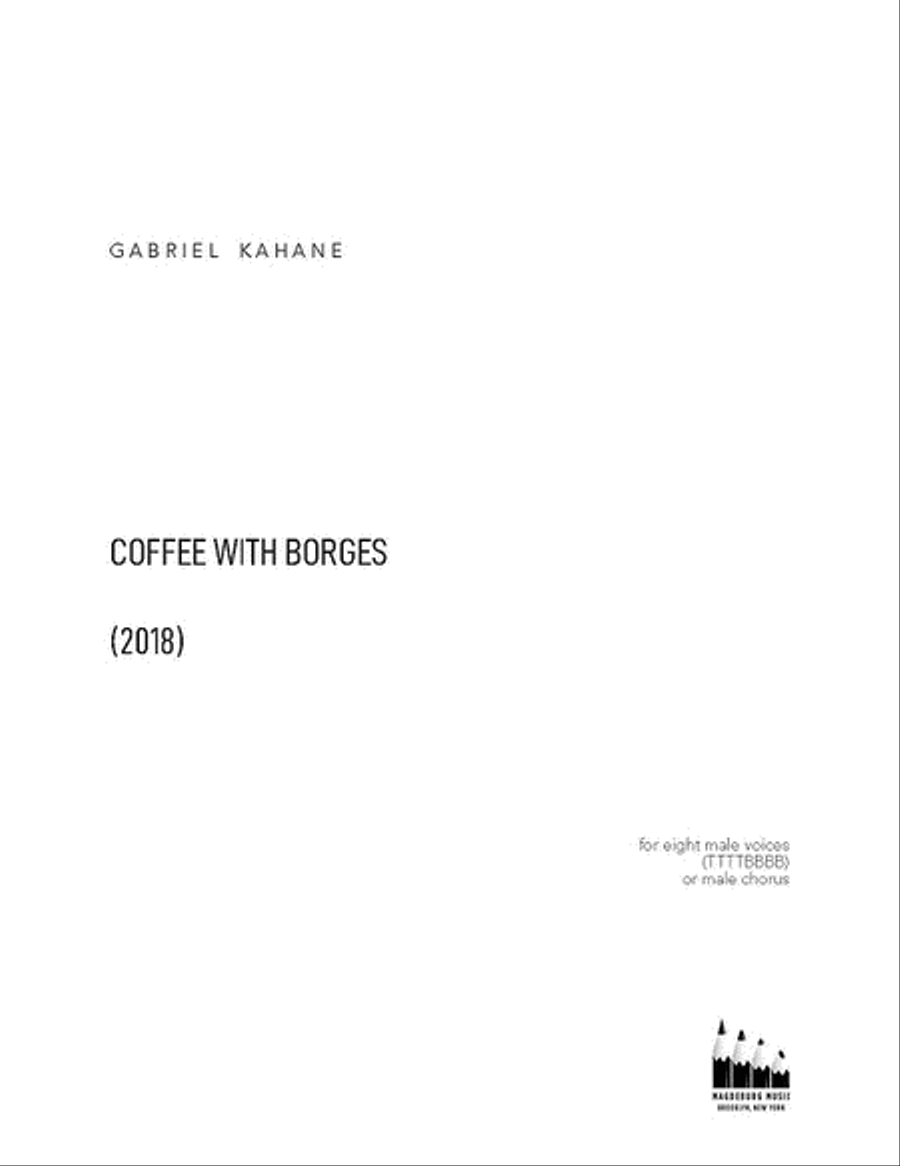Coffee With Borges Men's Choir scores gallery preview page 1