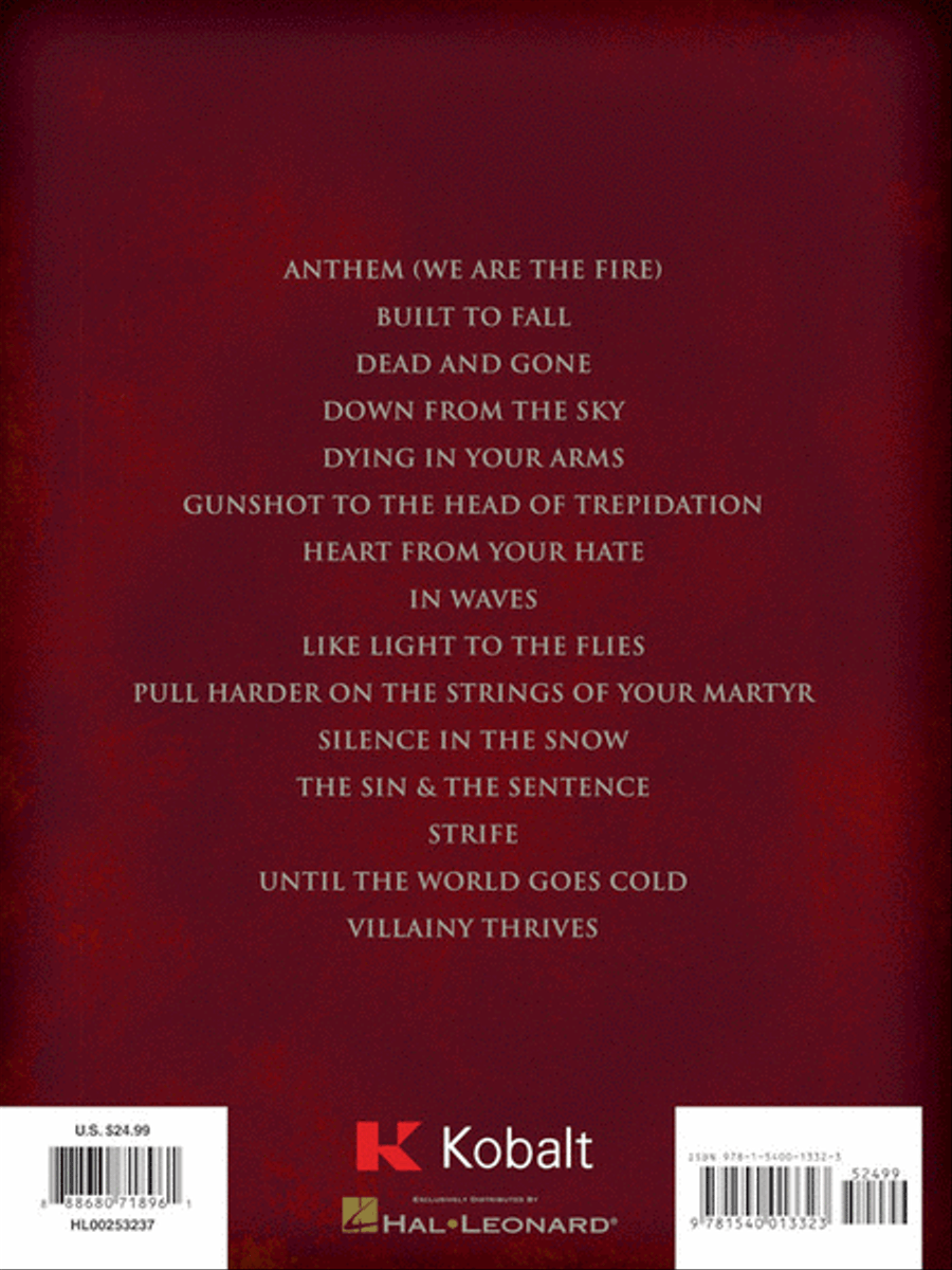 Trivium - Guitar Tab Anthology Electric Guitar scores gallery preview page 6