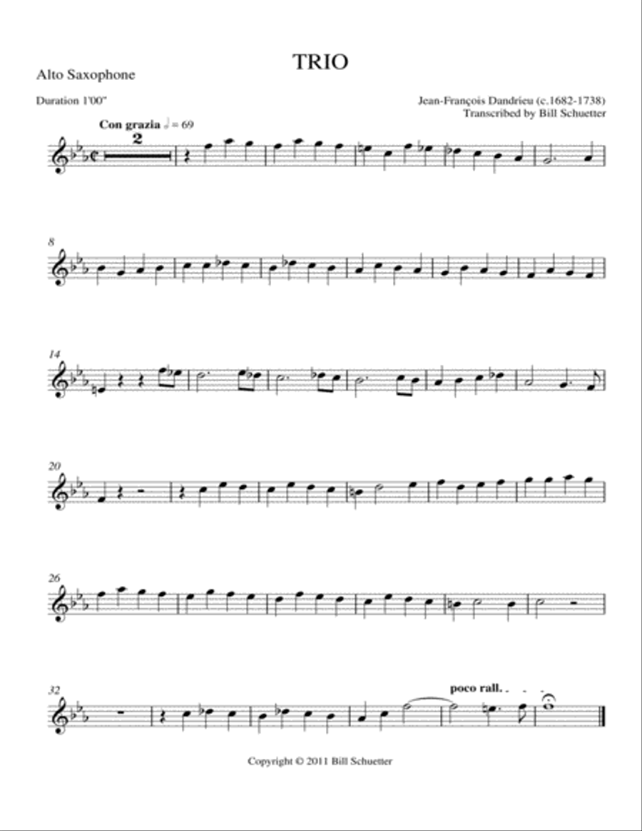 Trio Trio Woodwind Trio scores gallery preview page 3