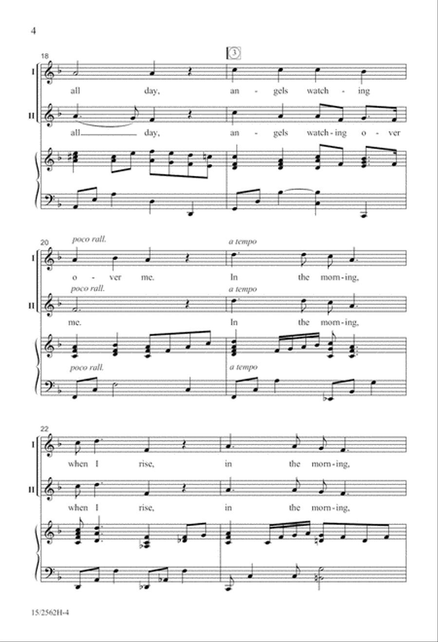 Angels Watching Over Me 2-Part scores gallery preview page 5