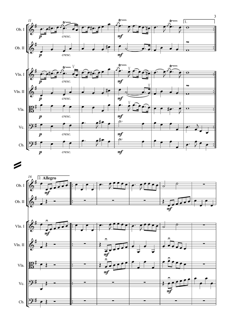 Rameau - Les Indes galantes Suite String Orchestra scores gallery preview page 3