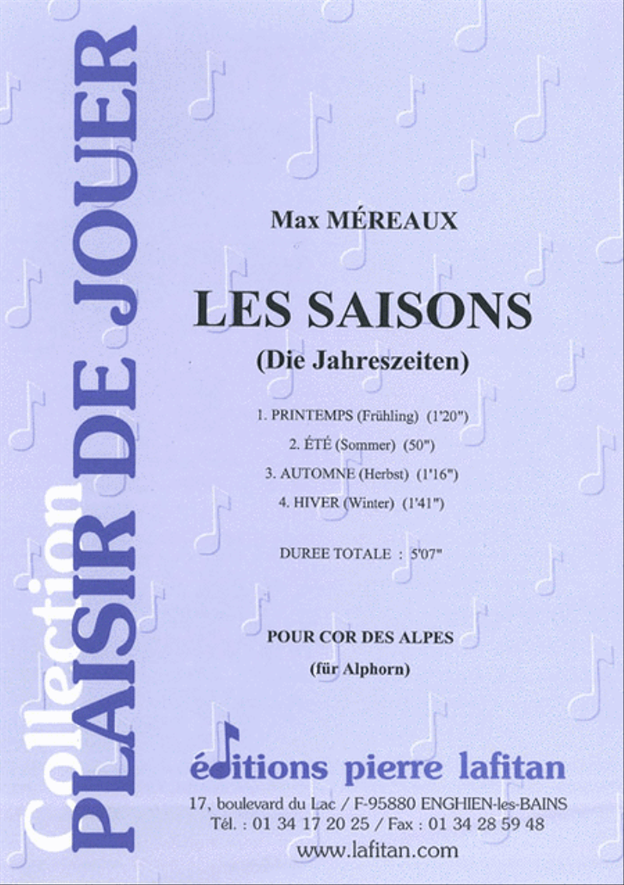 Les Saisons (Die Jahreszeiten) (4 Pièces) Alphorn scores gallery preview page 1