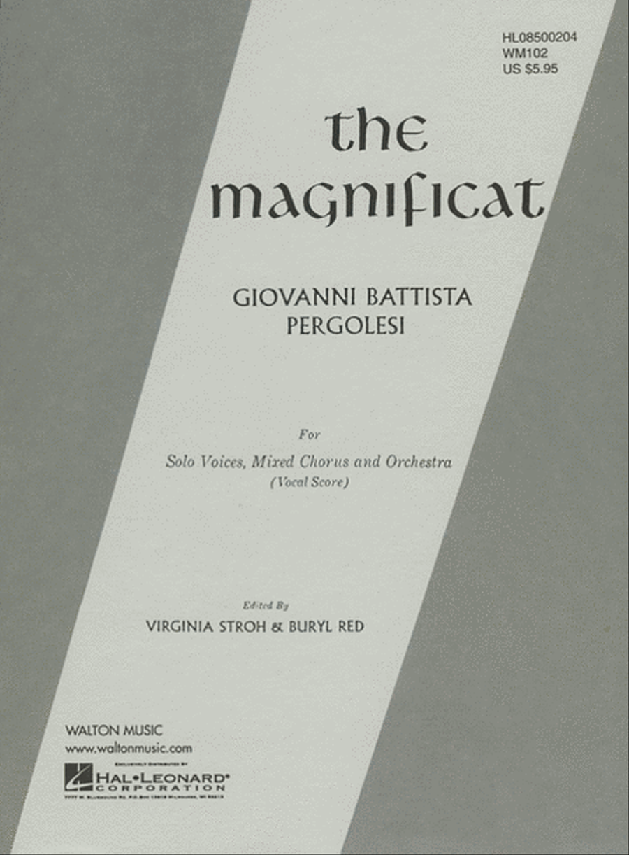 The Magnificat (SATB - Vocal Score) 4-Part scores gallery preview page 1