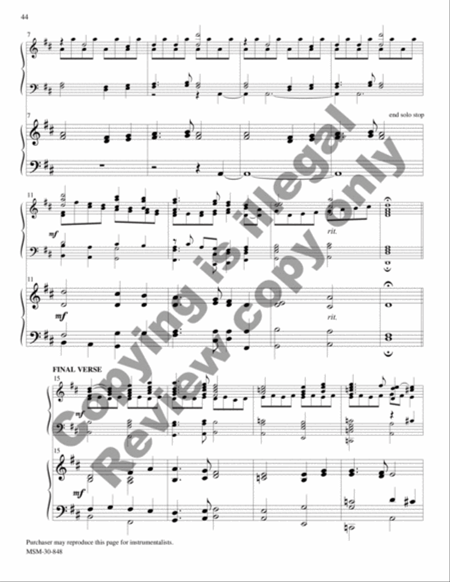 Let Praises Ring, Volume 3 5-Octaves scores gallery preview page 154